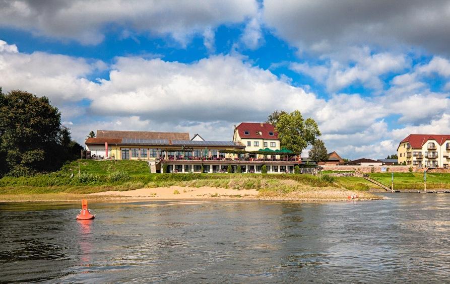 Elbterrassen Zu Brambach Hotel Dessau-Rosslau Eksteriør billede